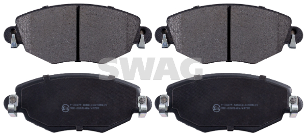 set placute frana,frana disc 50 91 6402 SWAG